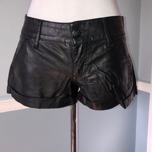 Leather Shorts